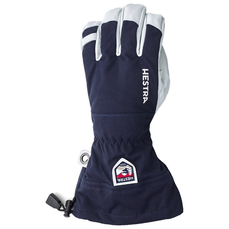 

Армейские кожаные перчатки для вертолетных лыж, темно-синие - 8 Hestra