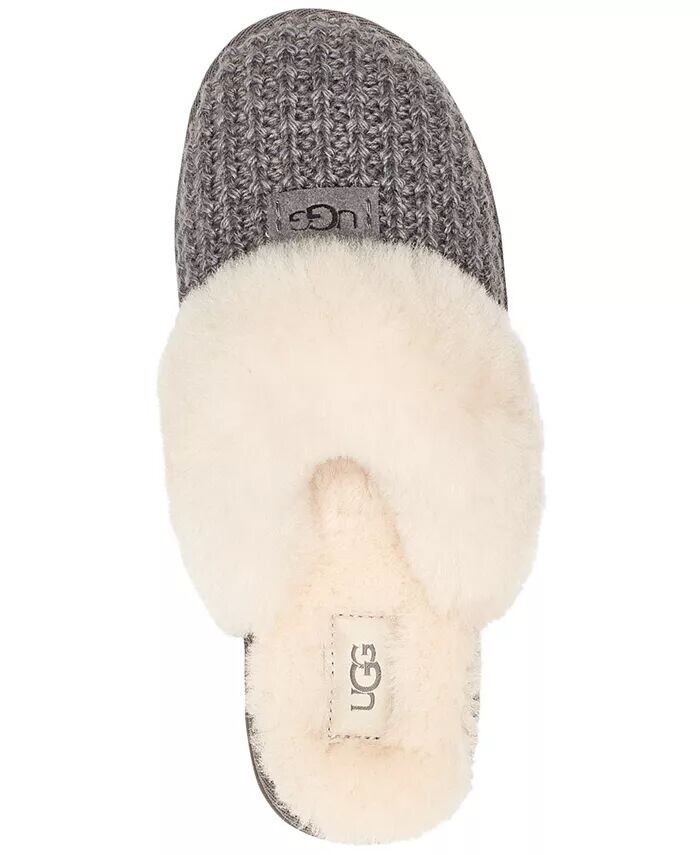 Уютные женские тапочки из искусственной овчины UGG®, коричневый/бежевый — фото 4