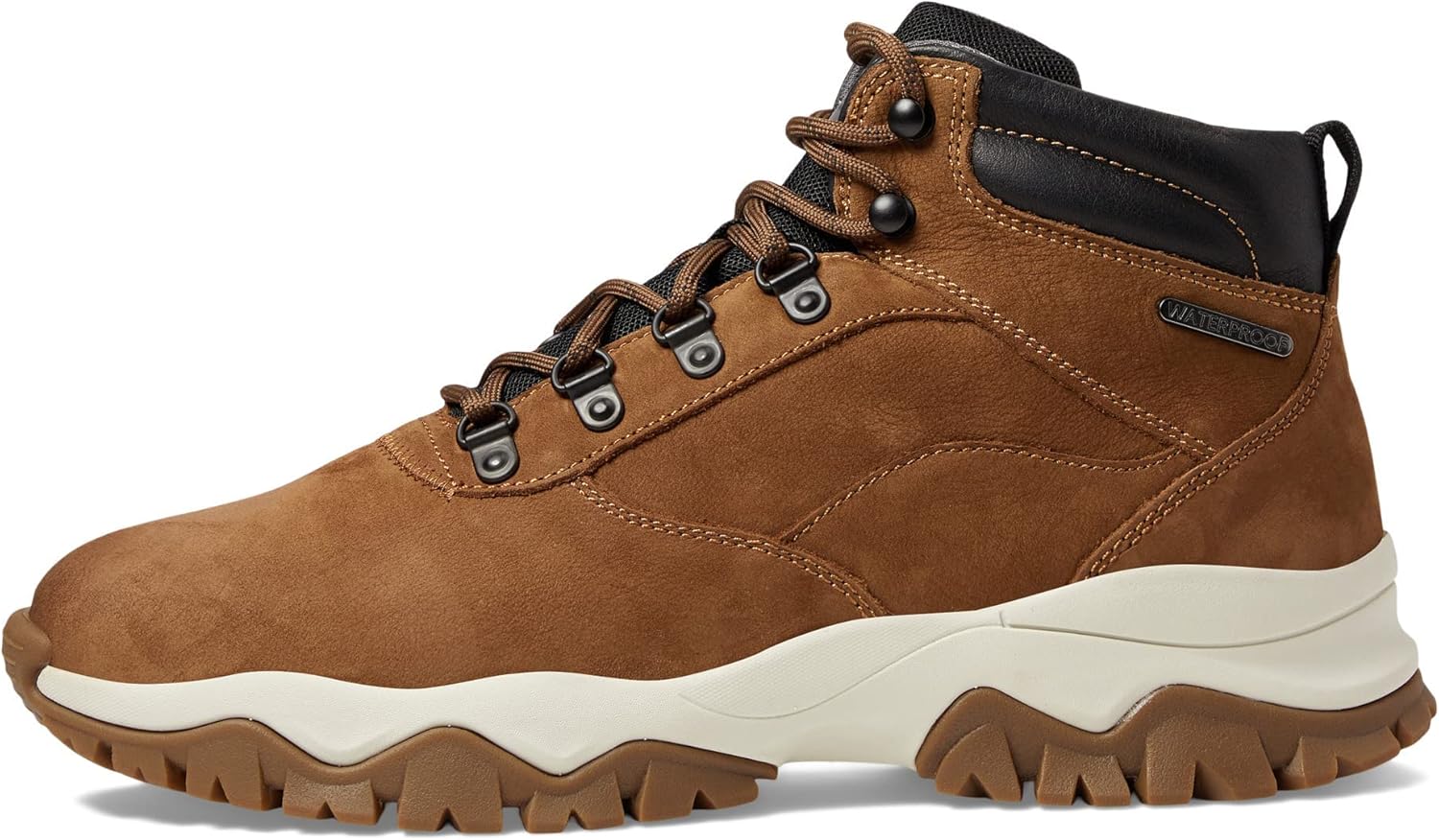 Мужские ботинки Florsheim Xplor с гладким носком Alpine Snow, Mocha Nubuck — фото 4