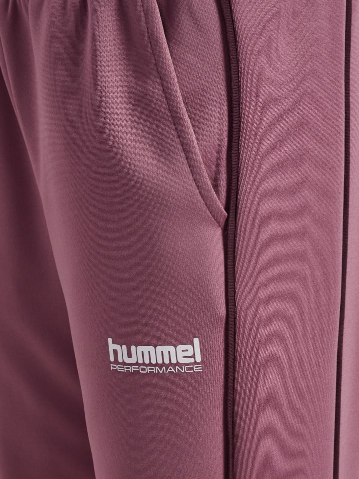 Hummel Детские брюки Hmljr Interlock с регулируемой талией, цвет WISTFUL MAUVE — фото 3
