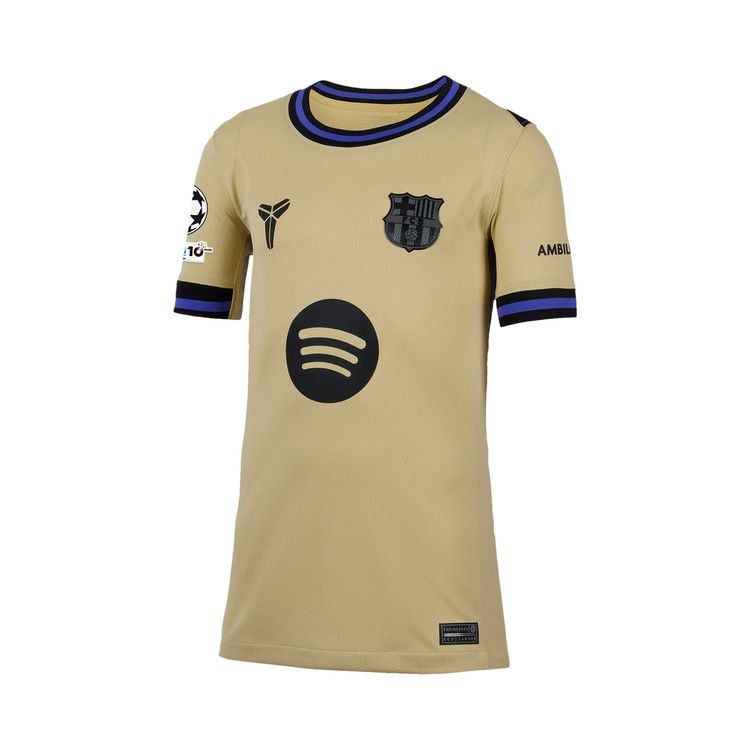 

Джерси Nike x Kobe F.C. Barcelona 2025/26 Stadium Away Jersey 'Team Gold/Team Gold/Persian Violet/Black'
