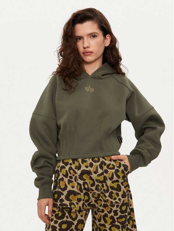 

Толстовка обычного кроя Alpha Industries, зеленый