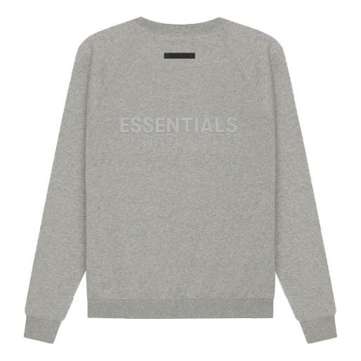 

Худи Fear of God Essentials SS21 Pull-Over Crewneck Dark Heather Oatmeal, бежевый