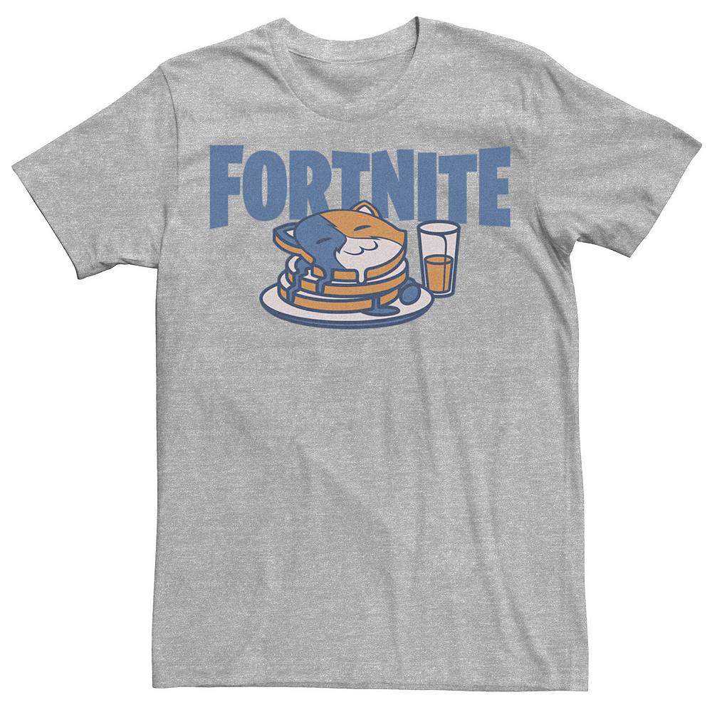 

Мужская футболка Fortnite Cat Pancakes Licensed Character, цвет Athletic Heather