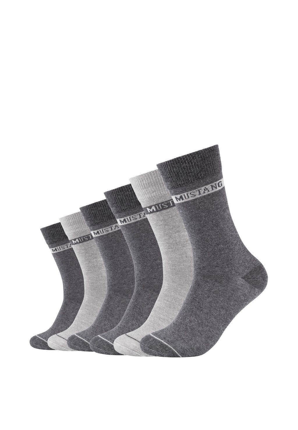 

Носки 6 PACK Mustang, цвет dark grey mix