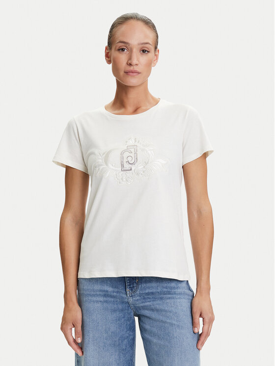

Футболка regular fit TF5162 JS923 Liu Jo Sport, экрю