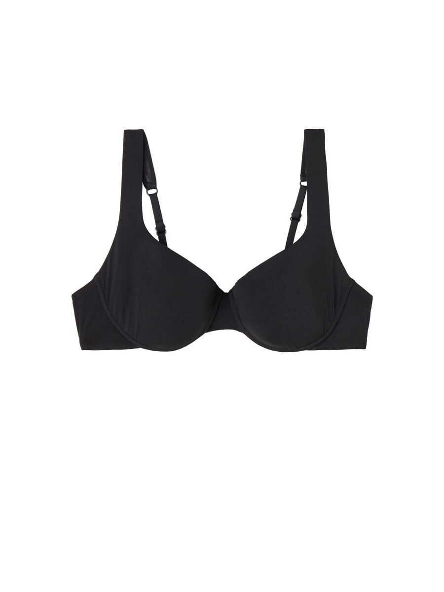 

Топ бикини CALZEDONIA T-shirt Bikini Top INDONESIA, черный
