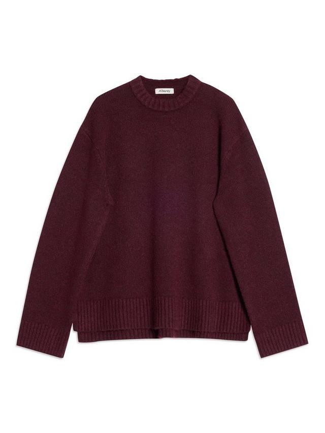 

Уютный джемпер с круглым вырезом Albaray, Burgundy