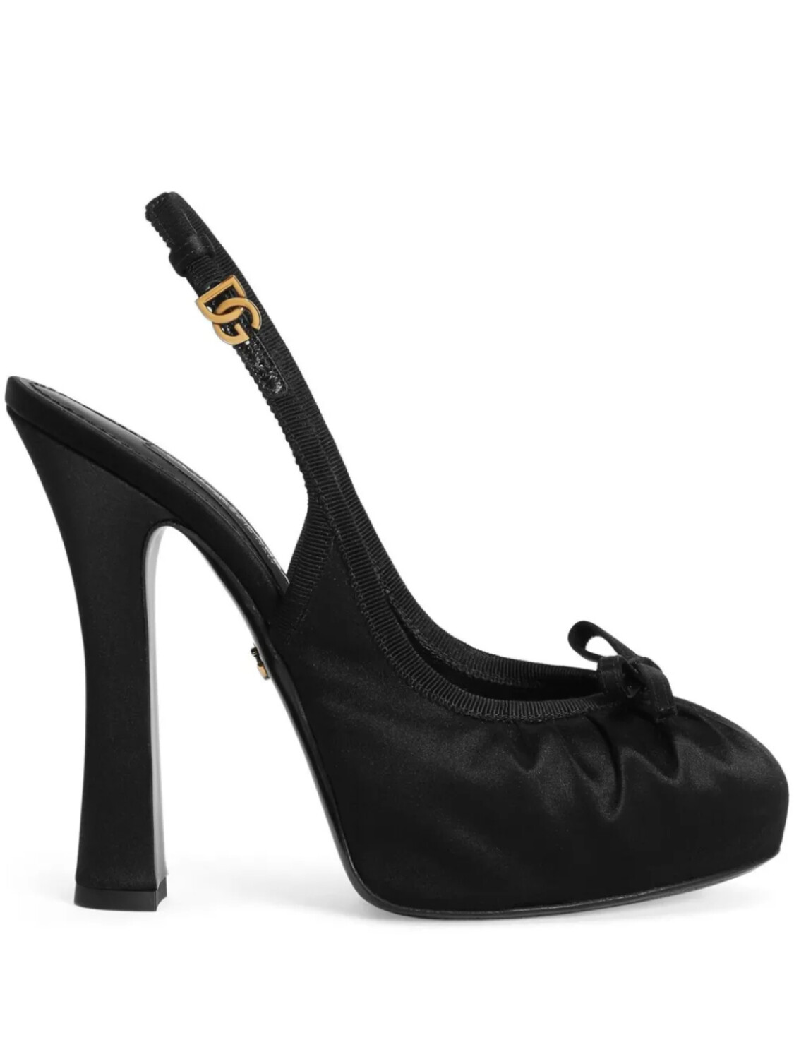Атласные туфли Dolce & Gabbana, черный