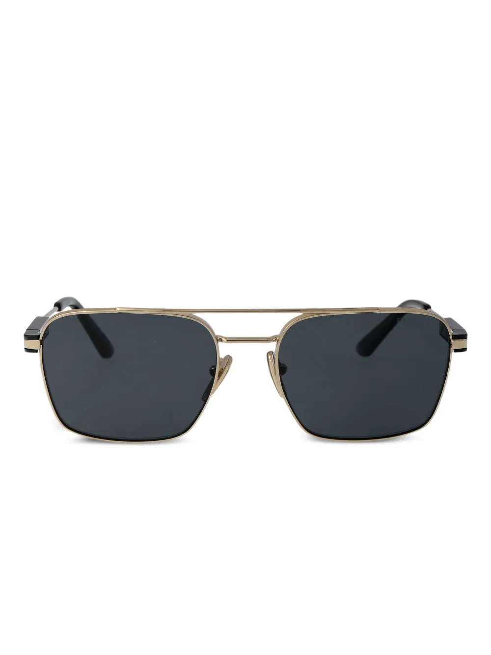 

Солнцезащитные очки в квадратной оправе Prada Eyewear, черный