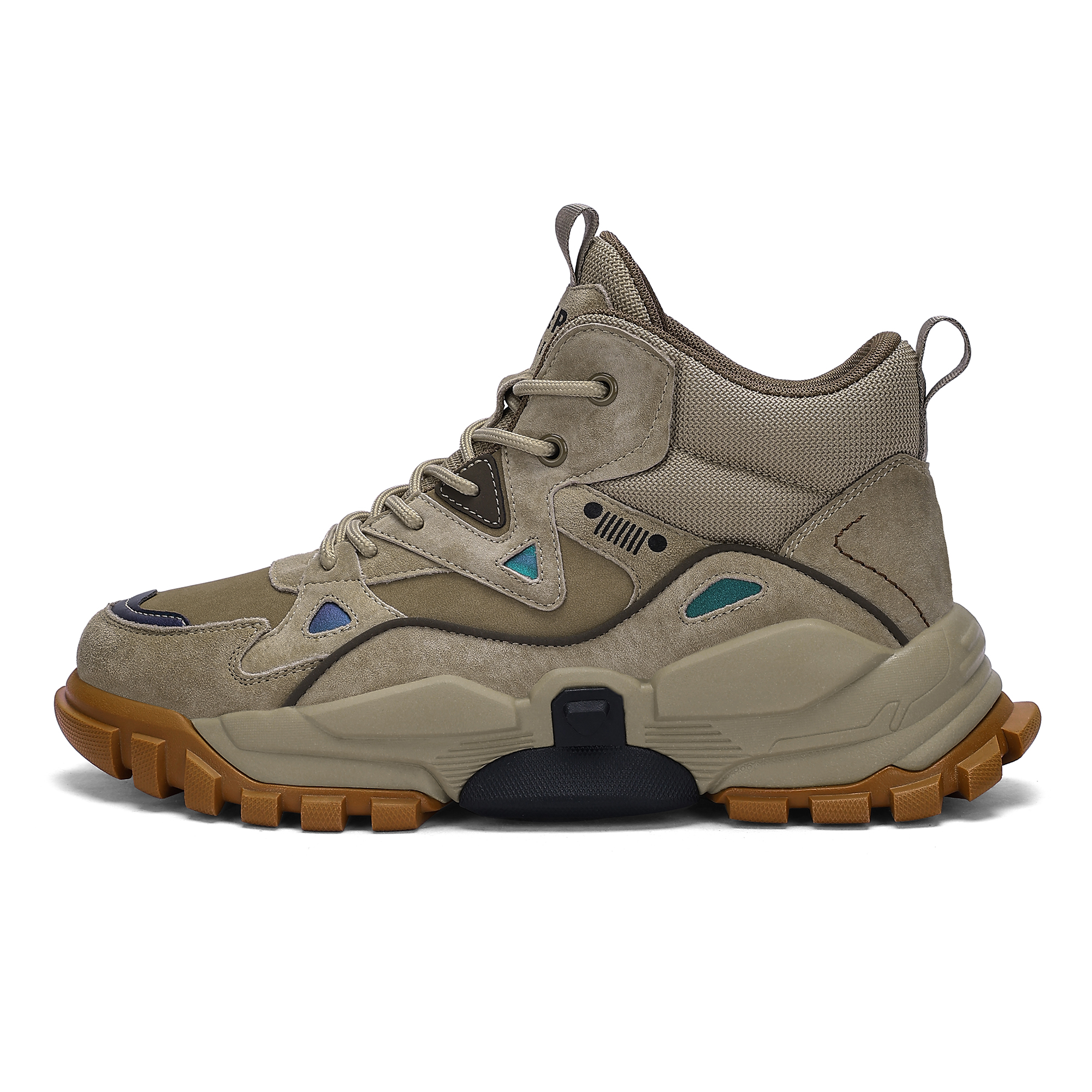 

Теплые, короткие, мягкие, нескользящие и износостойкие зимние ботинки, увеличивающие рост, мужские, песчаник JEEP SPIRIT, Sandstone