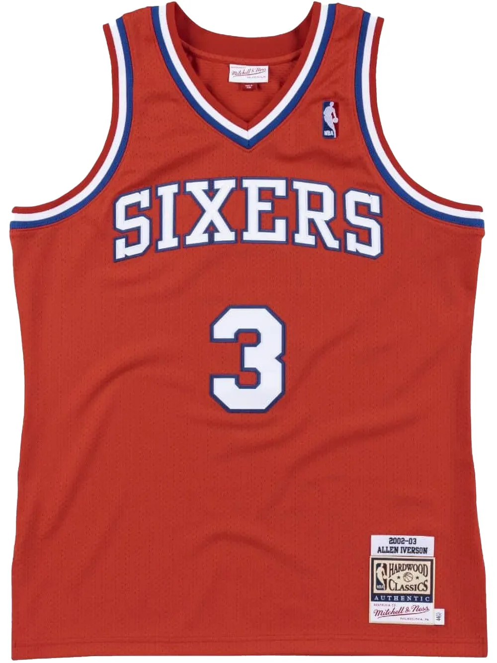 

Топ Authentic 76ERS 02-03 Allen Iverson Victory Red Mitchell & Ness, красный