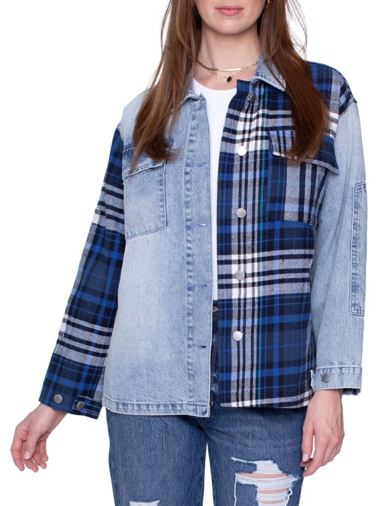 

Куртка в клетку и джинсовую клетку Your Ex BF Blue Revival, цвет Blue Plaid, Синий, Куртка в клетку и джинсовую клетку Your Ex BF Blue Revival, цвет Blue Plaid