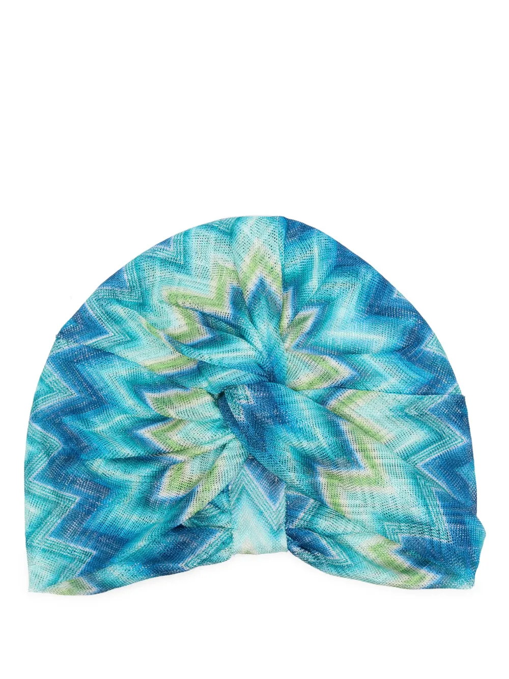 Ободок с узором Missoni, синий