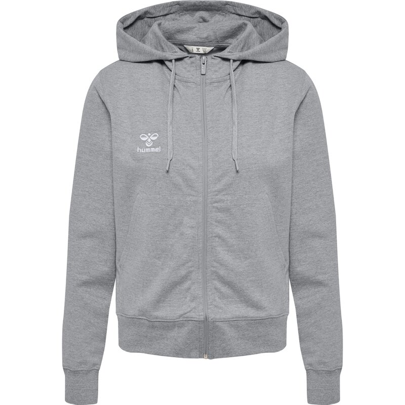 

Толстовка с капюшоном hmlgo 2.0 zip hoodie женская Hummel, серый