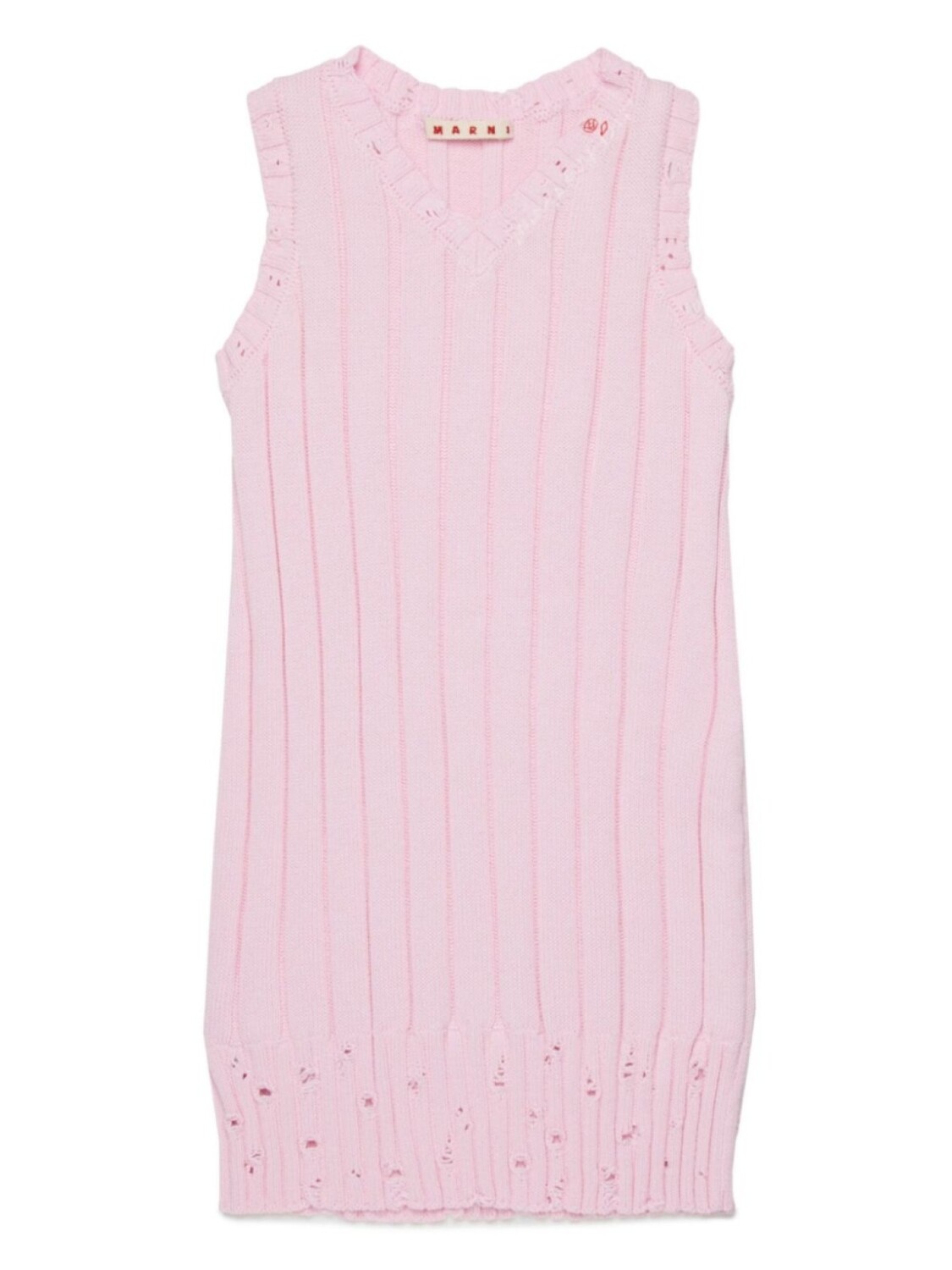 

Marni Kids платье в рубчик, розовый