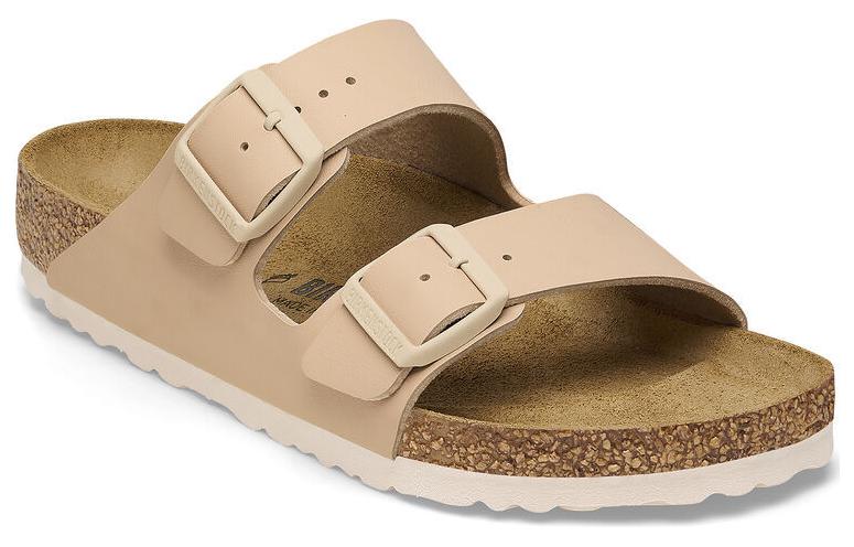 Сандалии (WMNS) Birkenstock Arizona Soft Footbed Sandals 'Beige' — фото 2