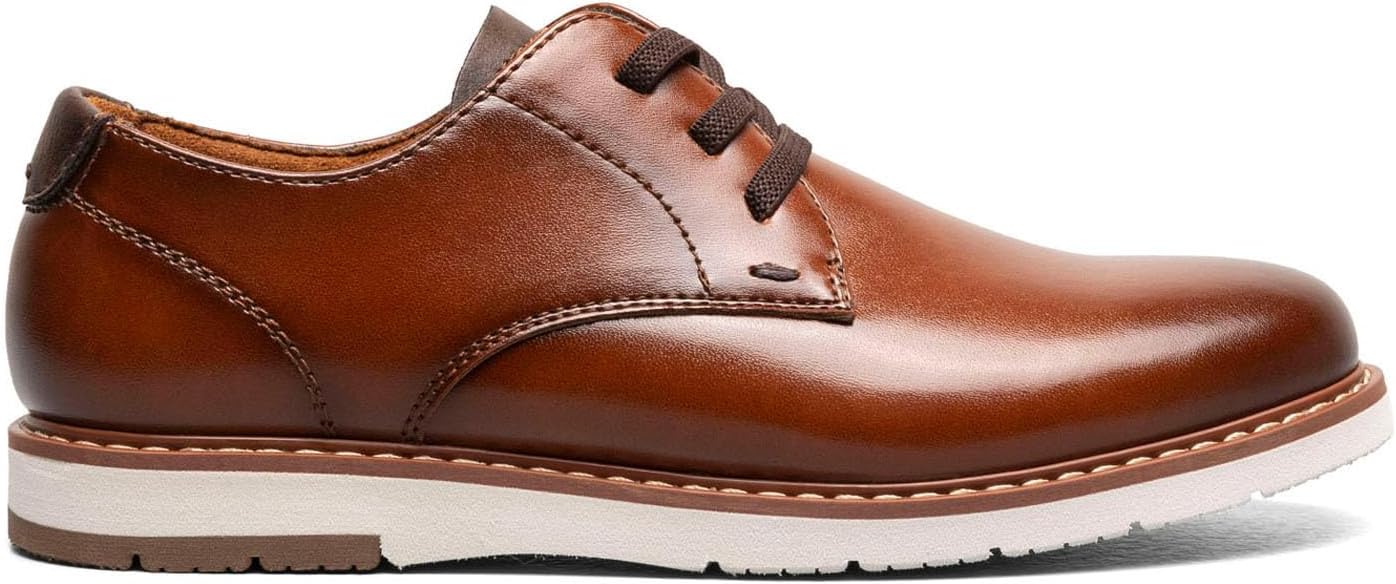 Детские оксфорды Florsheim Vibe с простым носком- для маленьких и больших детей, Cognac — фото 2