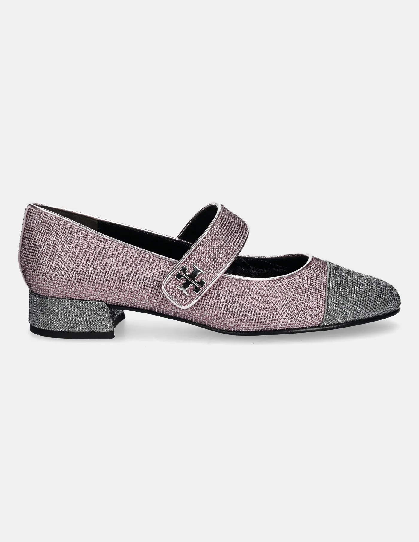 Замшевые туфли на высоком каблуке Mary Jane балетки Tory Burch, розовый