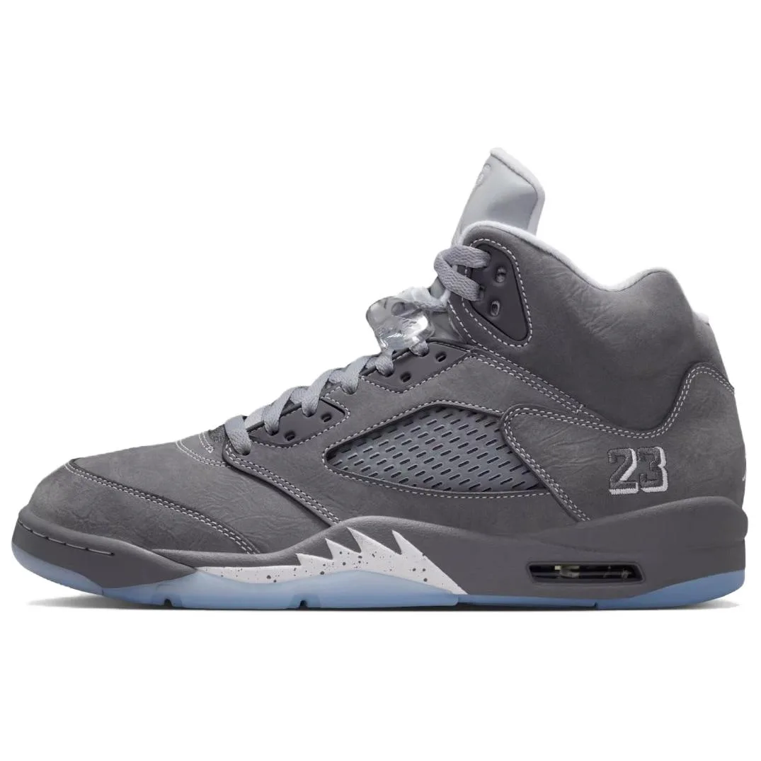 Jordan Кроссовки Air 5 Mid top Vintage мужские серые