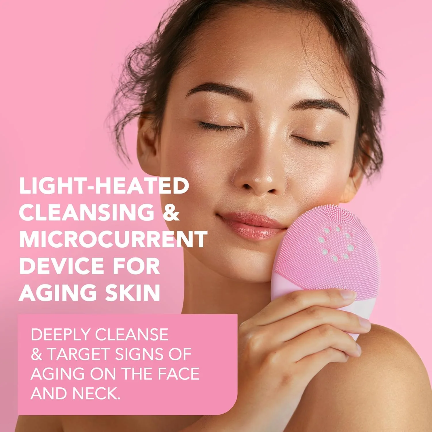 Щетка для очищения лица FOREO Luna 4 Plus - Термоочищающий прибор для лица - Антивозрастной микротоковый аппарат для лица - Для нормальной кожи 1 штука, Normal Skin — фото 2