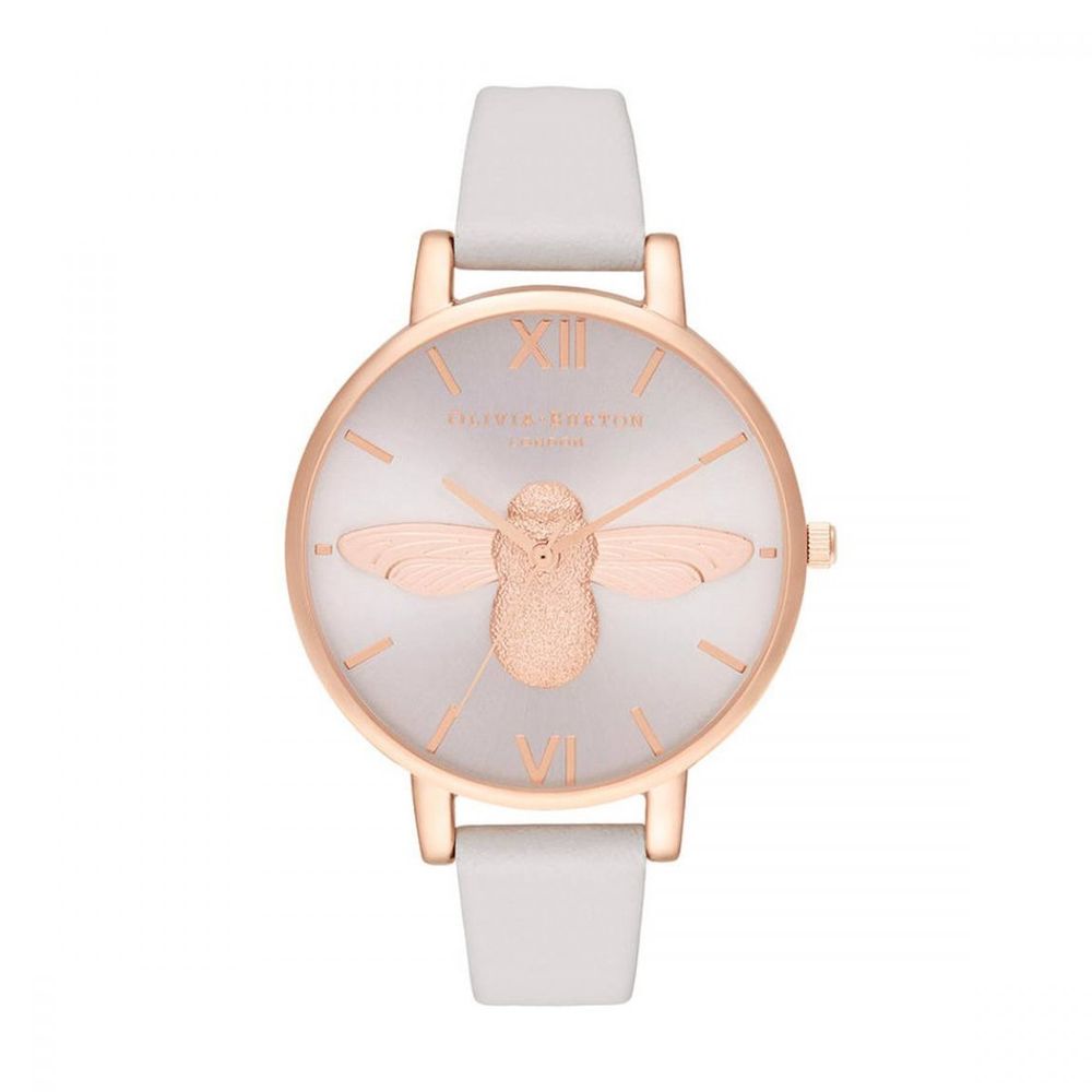 

Часы из бежевой синтетической кожи Olivia Burton