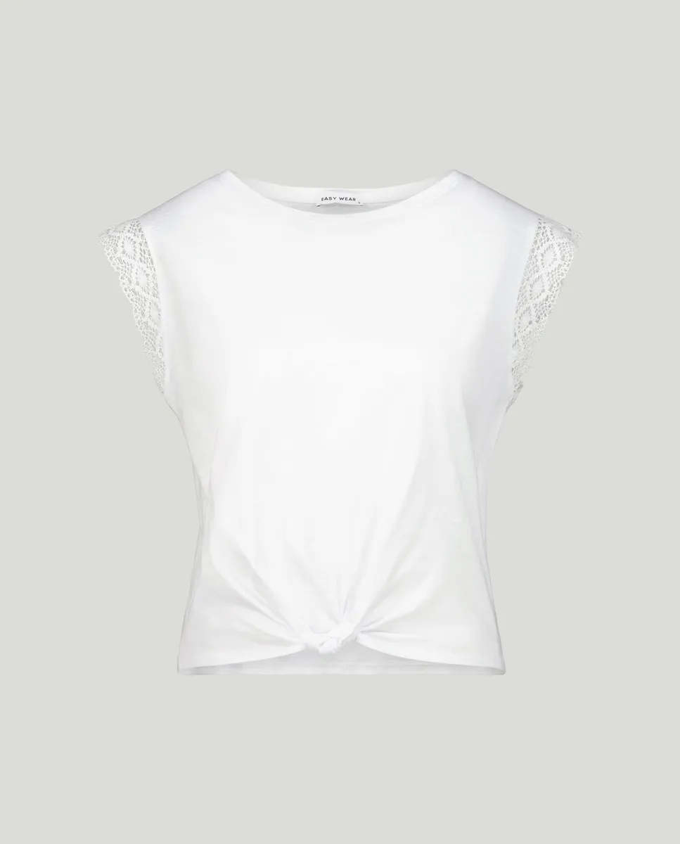 

Женская футболка с короткими рукавами и круглым вырезом Easy Wear, белый
