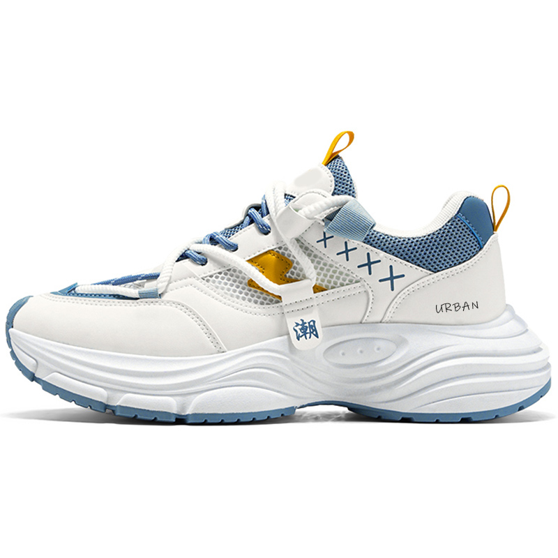 

Низкие, износостойкие, нескользящие, массивные, мужские кроссовки URBAN AUTHENTIC, White Blue
