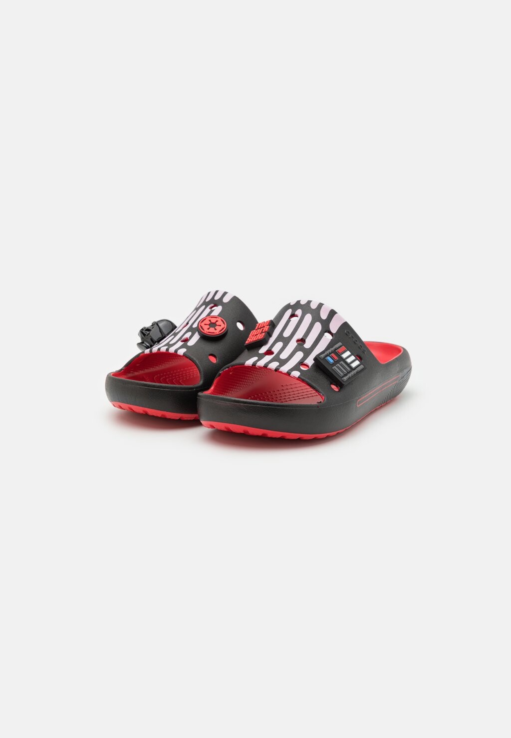 

Пляжные тапочки Darth Vader Classic Slide Unisex Crocs, темно-красный