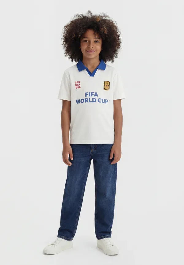 Футболка с принтом Jorfifa Jack & Jones Junior, белоснежный