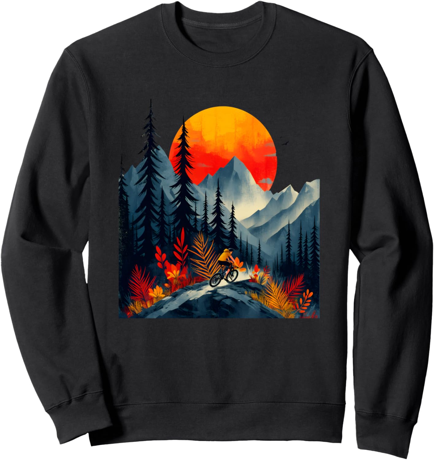 

Толстовка с изображением горного велосипеда Funny Bicyclist T-Shirts And Gifts, черный