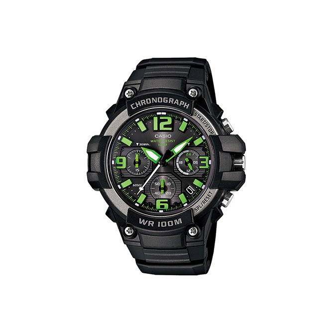 

CASIO Часы Men DRESS Black Watch MCW-100H-3AVDF, Black Dial