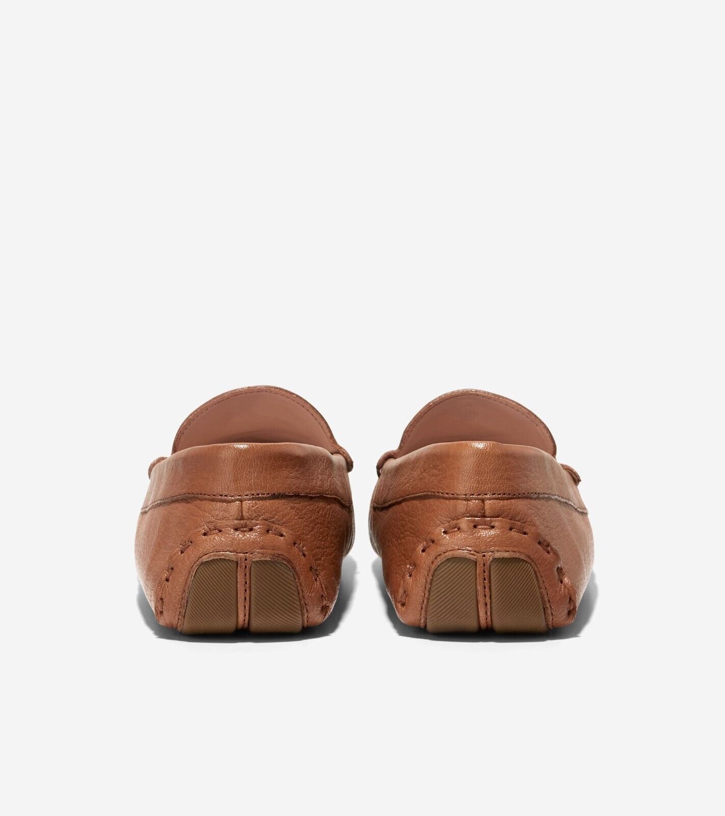 Женские кожаные лоферы Cole Haan Evelyn Driver Flat 5 Pecan Brown KHD474 — фото 4