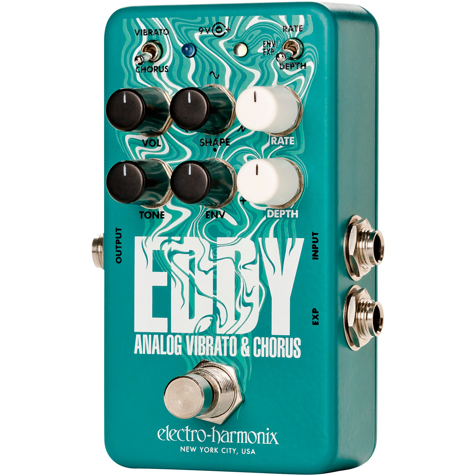 

Педаль эффектов Electro-Harmonix Eddy Analog Vibrato и Chorus Mint Green