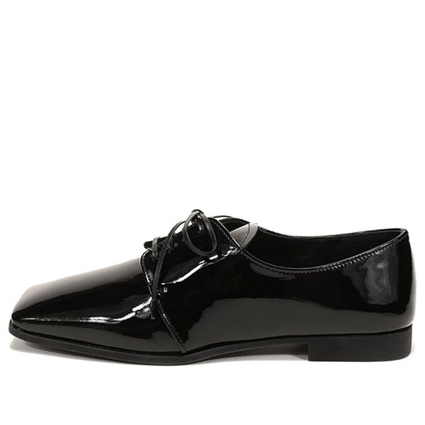 Кроссовки patent lace-up derby shoes 'black' Prada, черный