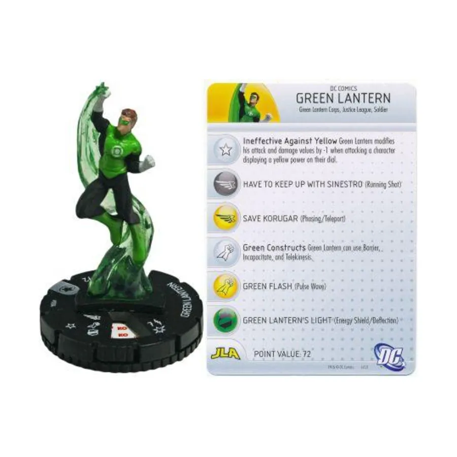 

Зеленый Фонарь #004, DC HeroClix - Justice League - New 52 - Singles