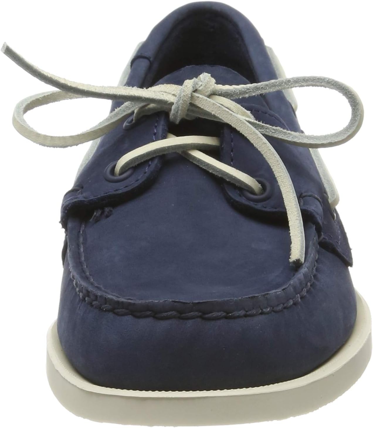 Мокасины Sebago Portland Nubuck - ручная работа, с кожаной подкладкой, с резиновой подошвой с протектором, не оставляющей следов и не скользящей, Euro Blue Navy — фото 2