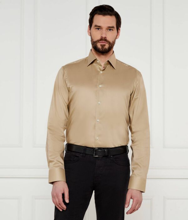 

Рубашка h-joe-kent-c3-214 Regular fit Boss, желтый