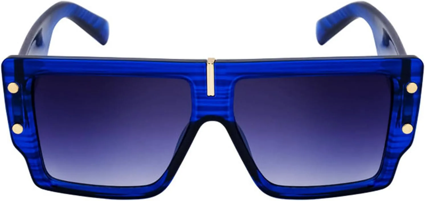 

Солнцезащитные очки Helena Oversized Square для женщин и мужчин, 2024 год, роскошные дизайнерские модные солнцезащитные очки в большой оправе для женщин, C4