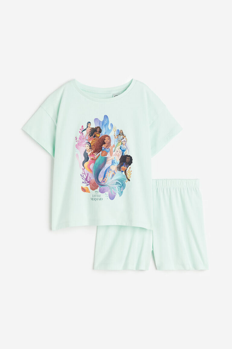

Пижама из джерси с принтом H&M, зеленый