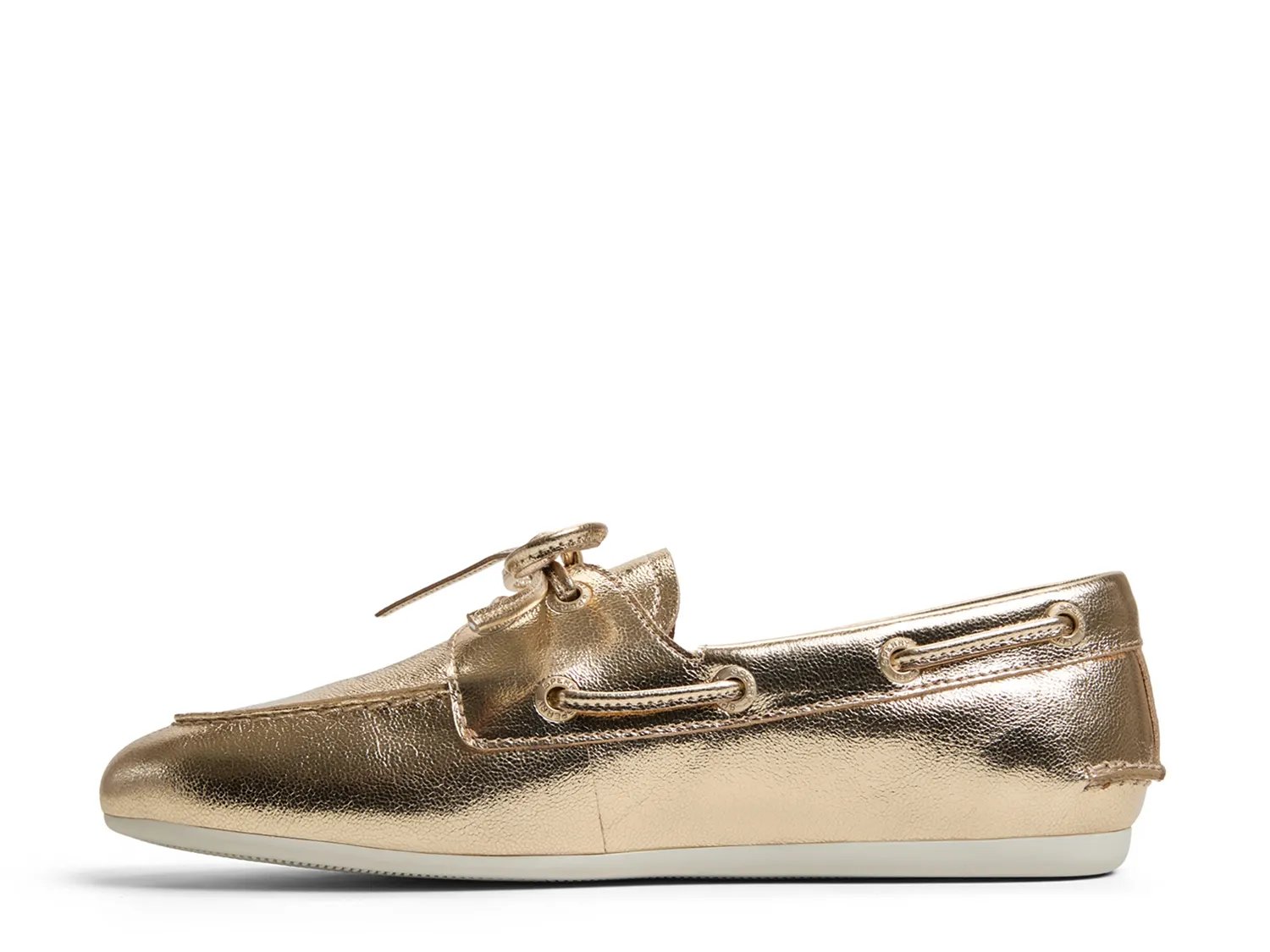 Туфли-лодочки Sperry Slim Boat Shoe, золотой металлик — фото 4