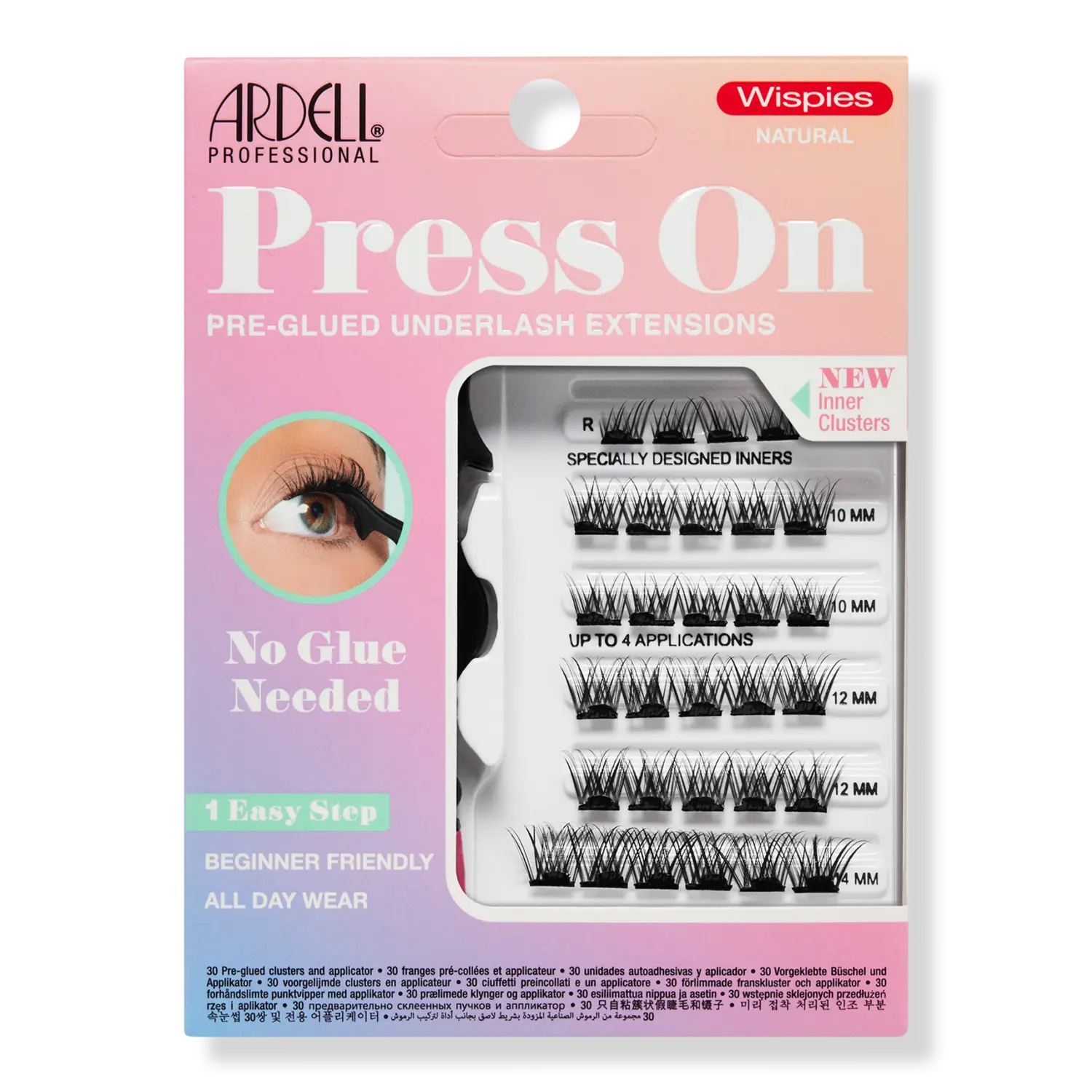 

Накладные ресницы Wispies Press On Natural Pre-Glued Underlash Extensions Ardell