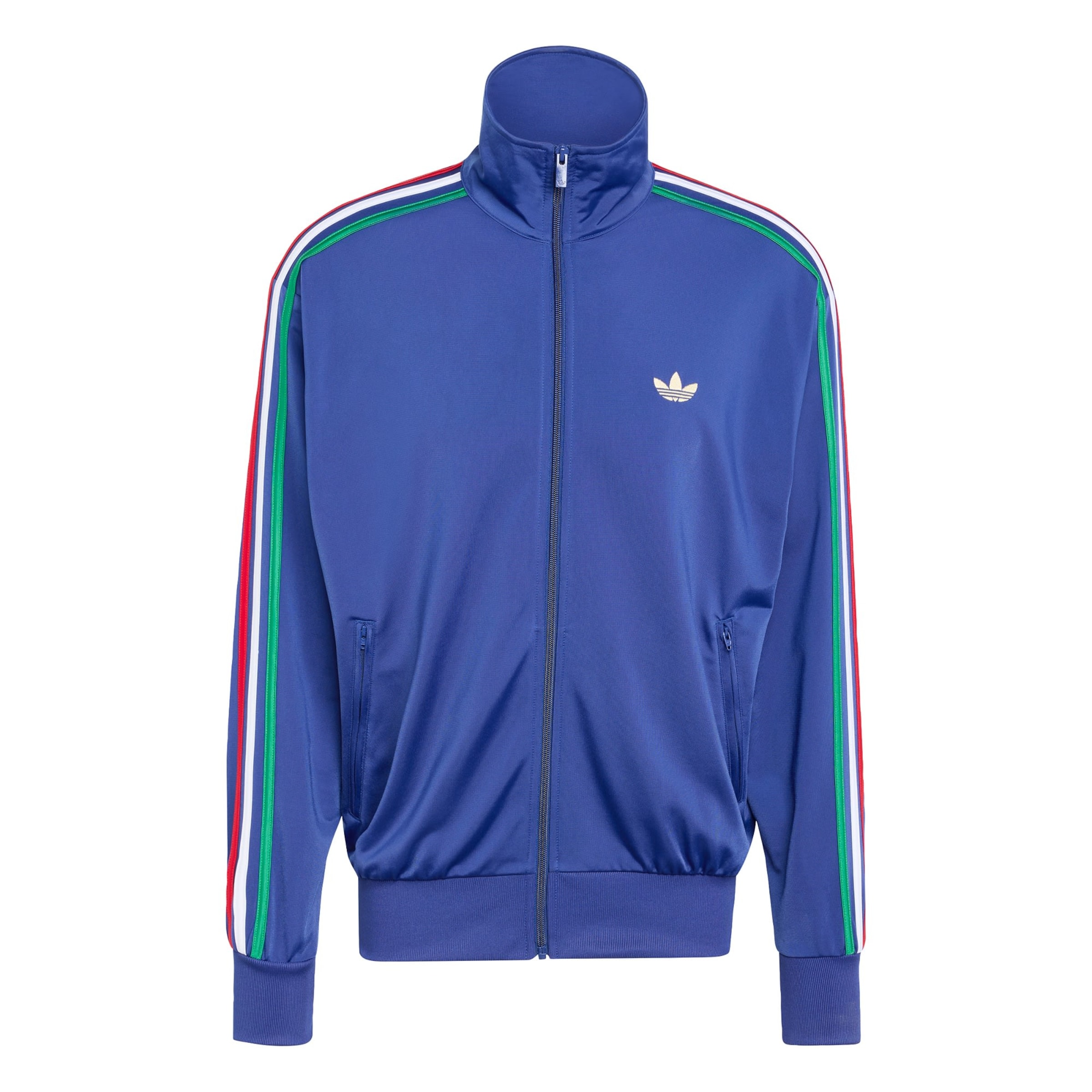 

Adidas Originals Толстовка с молнией 'Firebird' в синем цвете