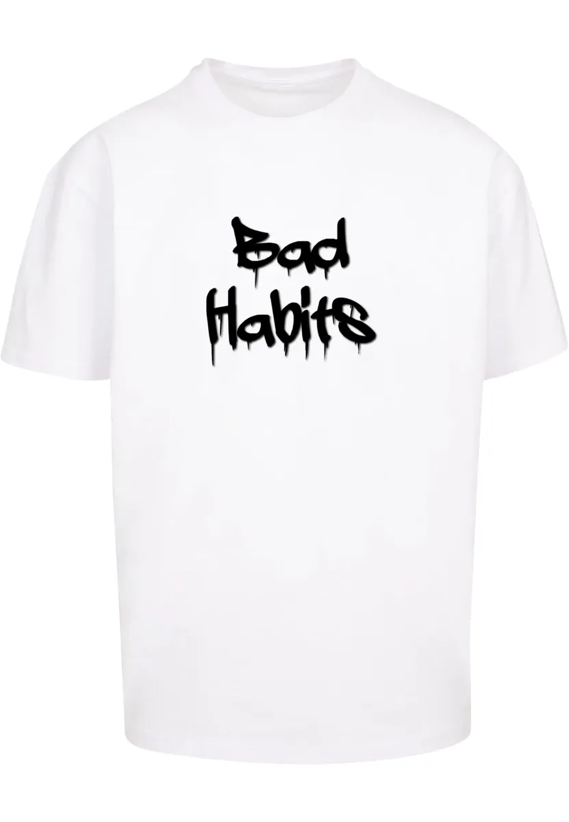 

Футболка Merchcode "Мужская футболка Merchcode Bad Habits Heavy Oversize", белый