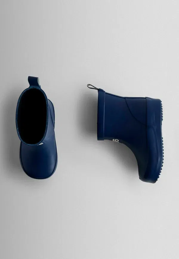 Резиновые сапоги Jojo Maman Bébé Regular fit rust cosy lined ankle wellies, темно-синий — фото 3