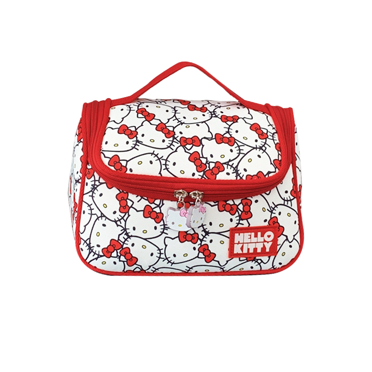 

Sanrio Полиэстеровая дорожная сумка для хранения вещей, женская, красная