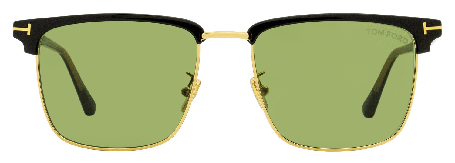 

Мужские солнцезащитные очки Tom Ford Hudson-02 TF997H 01N Черные/Золотые 55 мм
