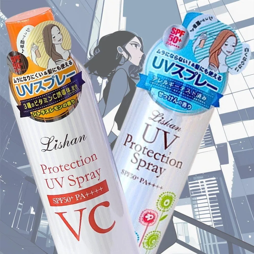 Спрей-солнцезащита для тела Full Body UV Protection Spray, набор 3 шт., SPF 50+/PA++++, 200 мл, мыльный аромат Aqua Venus — фото 3
