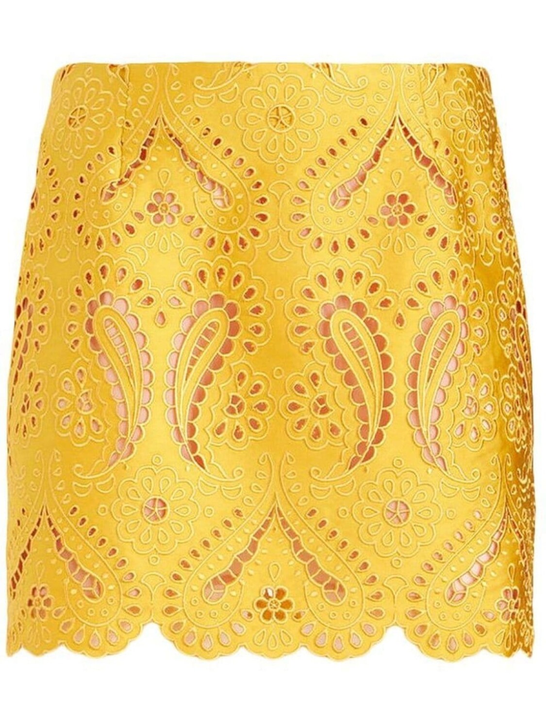 

Юбка мини с вышивкой ETRO, желтый