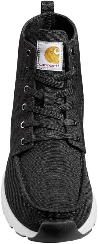 Мужские ботинки Carhartt Haslett Canvas Chukka - ботинки с мыском-мок, легкой промежуточной подошвой LWD, стелькой с поддержкой свода стопы и быстросохнущей подкладкой, черный — фото 4